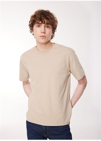 Levis Bisiklet Yaka Düz Bej Erkek T-Shirt A9437-0002_CLASSIC RELAXED TEE SILT_0