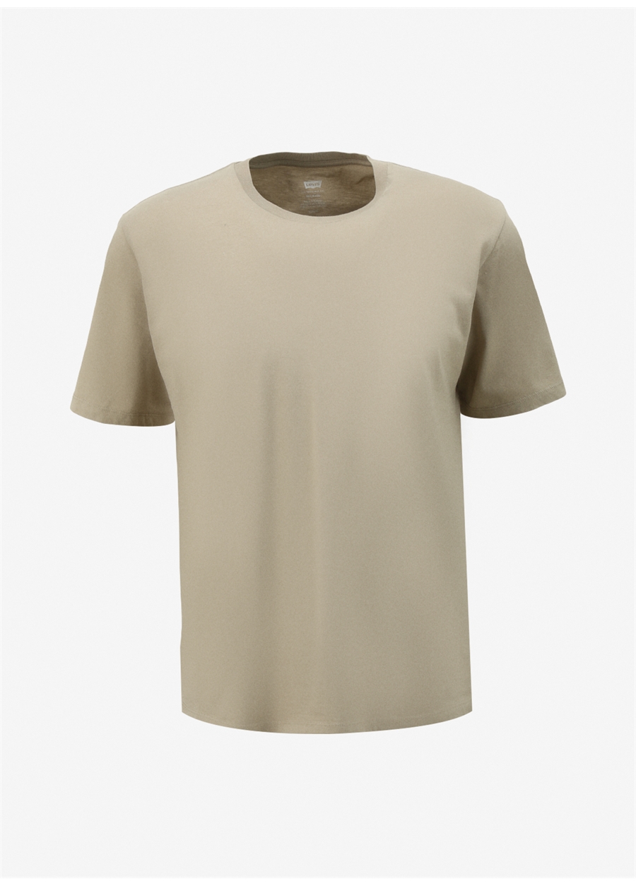 Levis Bisiklet Yaka Düz Bej Erkek T-Shirt A9437-0002_CLASSIC RELAXED TEE SILT_5