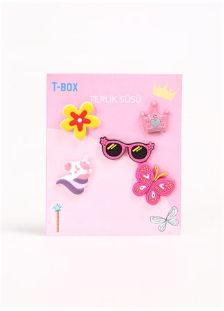 T-Box Fuşya Unisex Terlik Süsü ACCESSORY-GIRLS