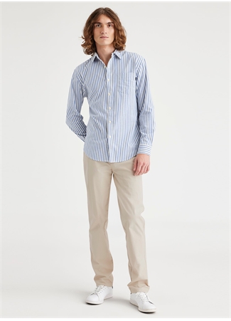 Dockers Normal Bel Slim Paça Slim Fit Bej Erkek Pantolon 79488-0199_0