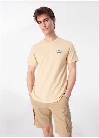 Dockers Yuvarlak Yaka Bej Erkek T-Shirt A1103-0258_1