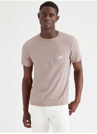 Dockers Yuvarlak Yaka Pembe Erkek T-Shirt A5706-0012