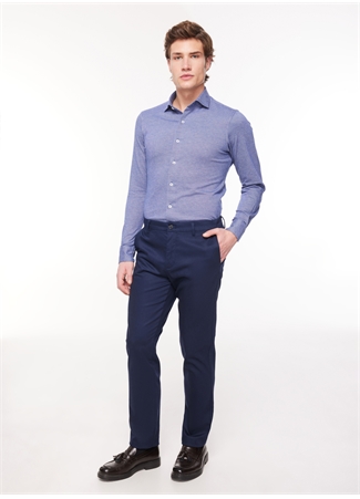 Dockers Normal Bel Slim Paça Slim Fit Lacivert Erkek Pantolon A8413-0001