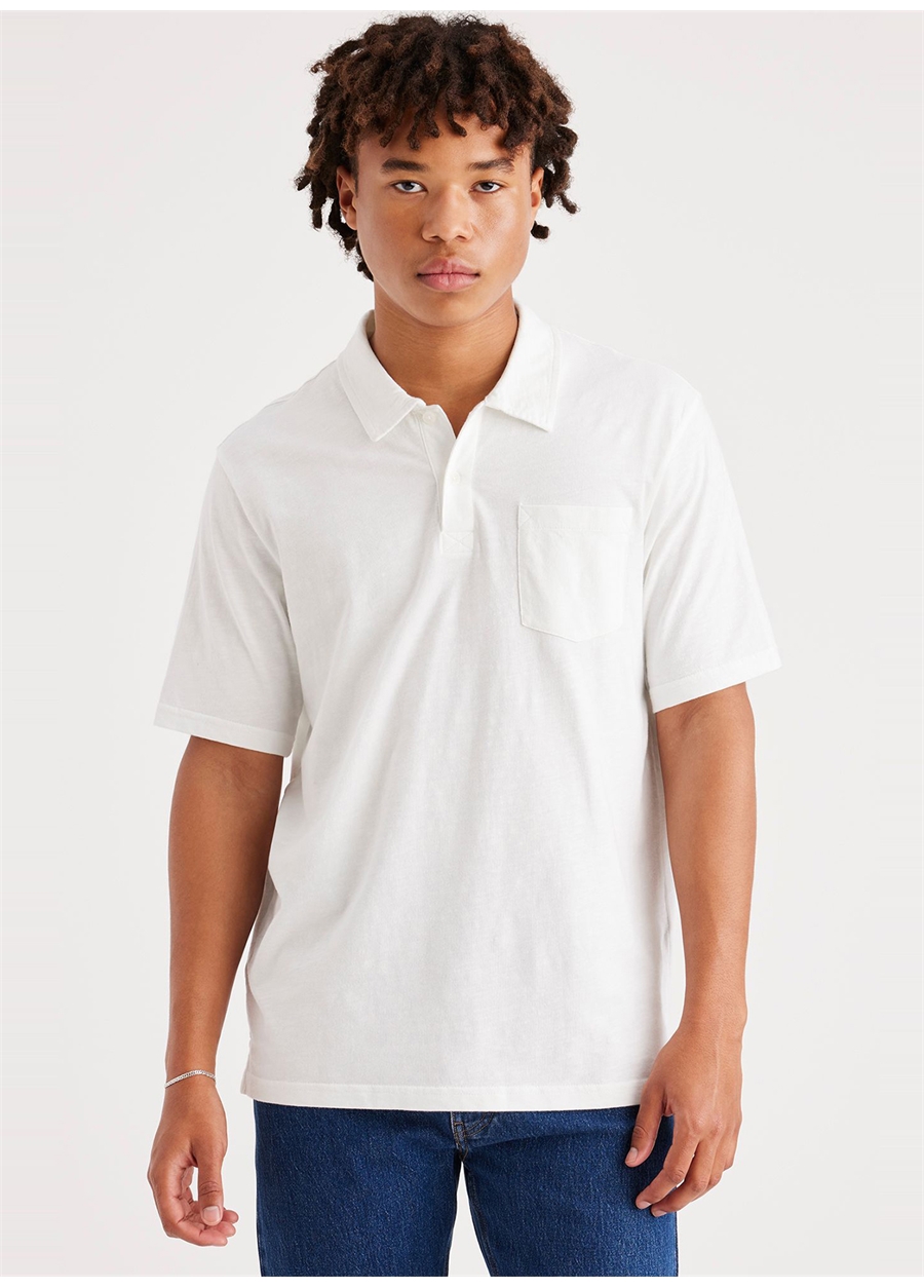 Dockers Beyaz Erkek Polo T-Shirt A5771-0000