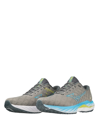 Mizuno Gri Erkek Koşu Ayakkabısı J1GC234451-Wave Inspire 19_3