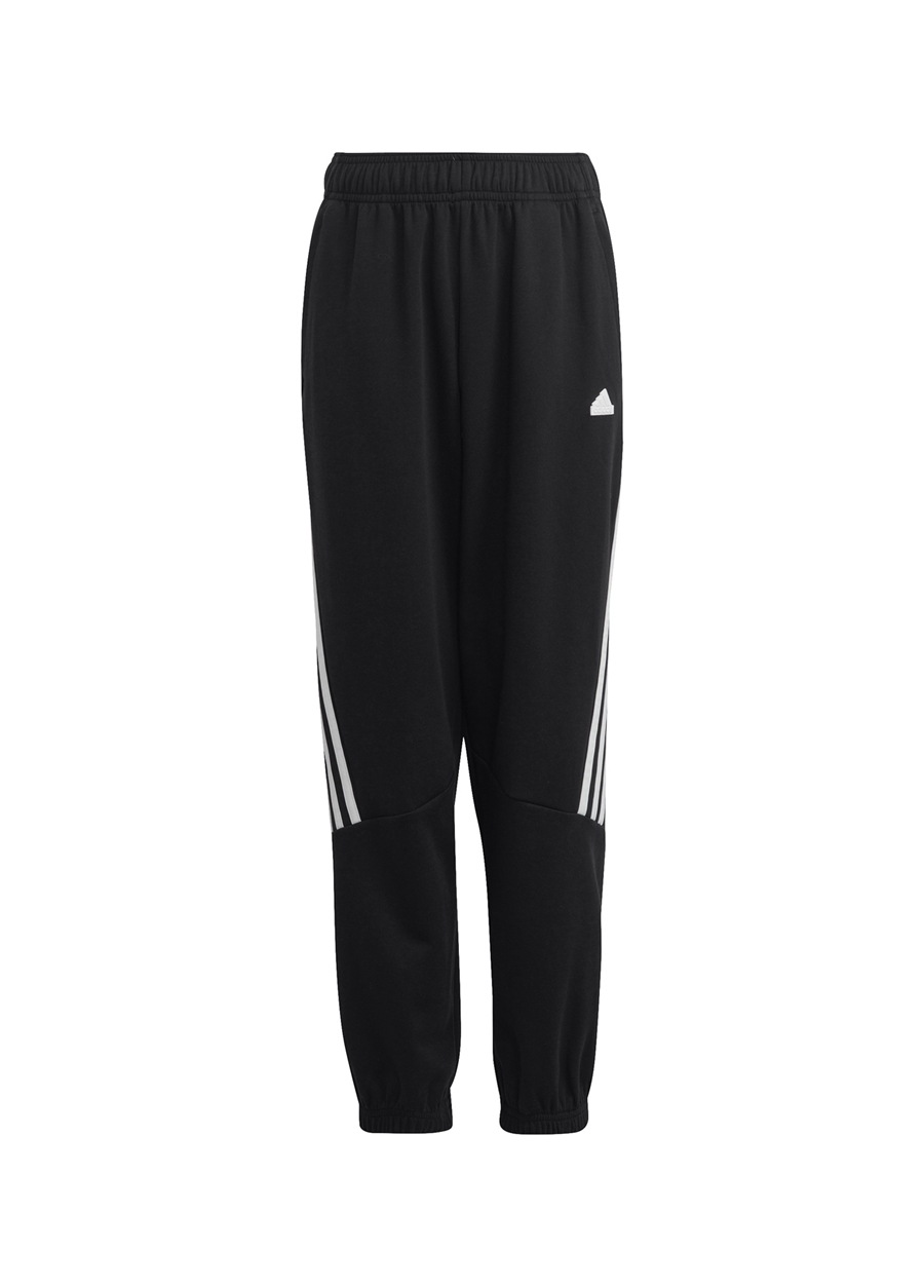 Adidas Düz Siyah Erkek Eşofman Takımı HR6290-U FI 3S TGTH TS_2