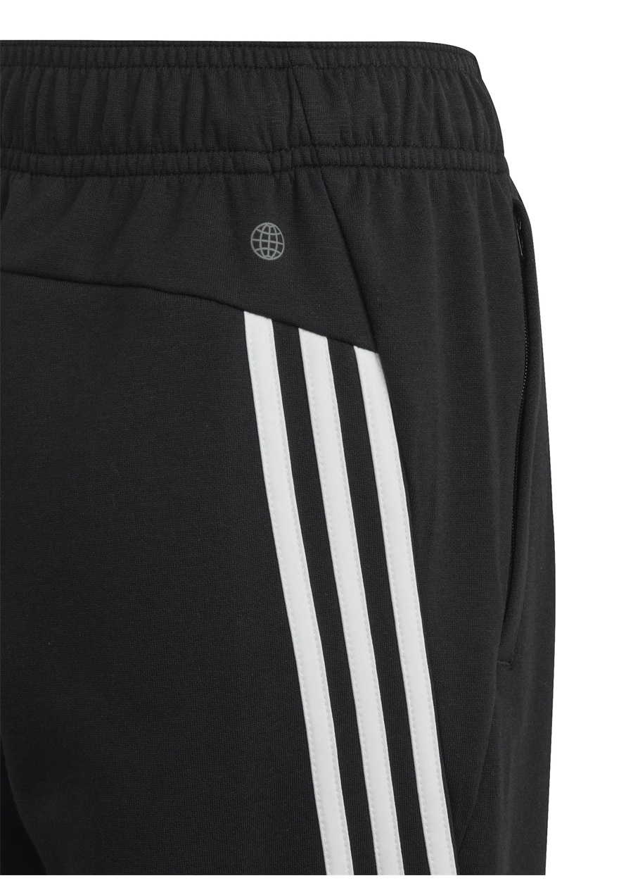 Adidas Düz Siyah Erkek Eşofman Takımı HR6290-U FI 3S TGTH TS_5