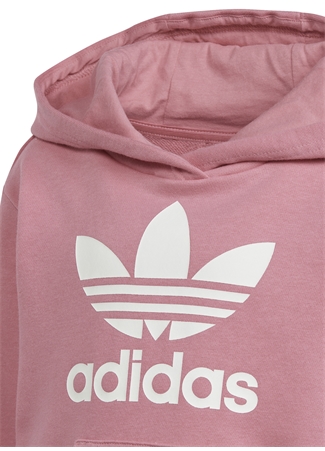 Adidas Düz Pembe Kadın Eşofman Takımı IR6910-HOODIE LEG SET_4