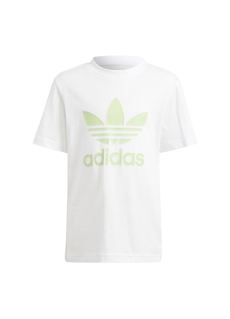 Adidas Lastikli Bel Normal Beyaz - Yeşil Erkek Şort Takım IR6935-SHORT TEE SET_1