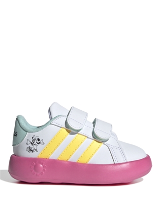 Adidas Beyaz Kız Bebek Yürüyüş Ayakkabısı ID8018-GRAND COURT MINNIE CF I