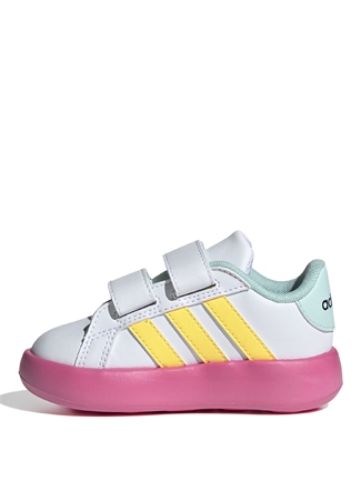 Adidas Beyaz Kız Bebek Yürüyüş Ayakkabısı ID8018-GRAND COURT MINNIE CF I_1