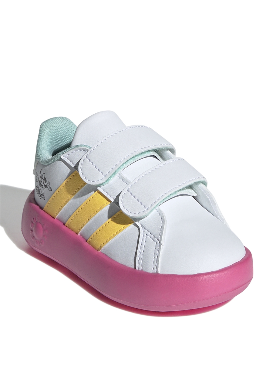 Adidas Beyaz Kız Bebek Yürüyüş Ayakkabısı ID8018-GRAND COURT MINNIE CF I_2