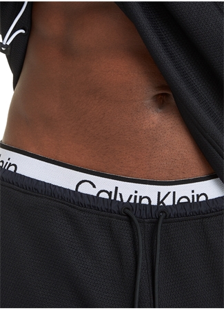 Calvin Klein Siyah Erkek Lastikli Bel Standart Fit Eşofman Altı 00GMS4P636BAE-PW - KNIT PANT_1