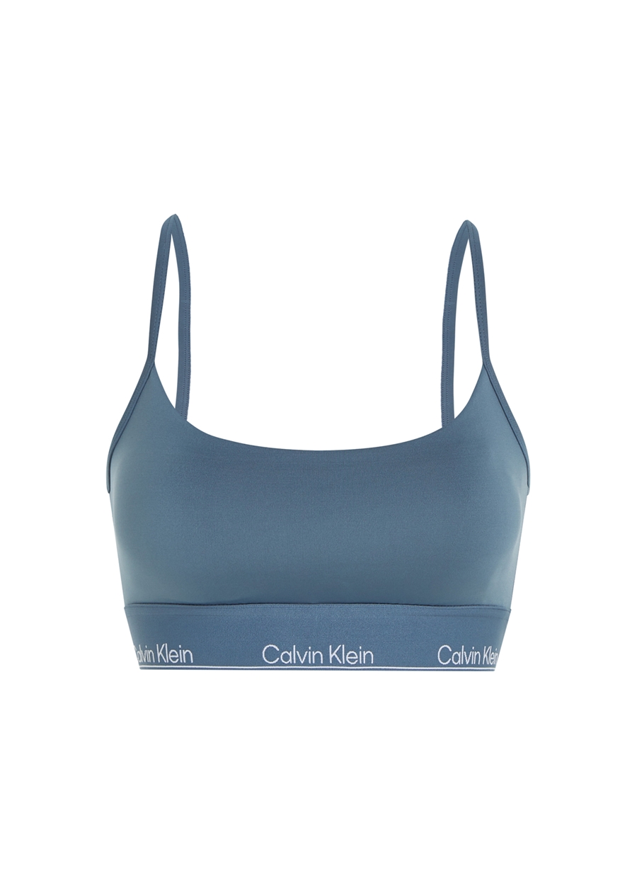 Calvin Klein Mavi Kadın U Yaka Normal Kalıp Sporcu Sütyeni 00GWS4K1915BX-WO -Bra Low Support_1