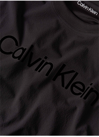 Calvin Klein Siyah Erkek Bisiklet Yaka T-Shirt 00GMS4K189BAE-WO - SS TEE_1