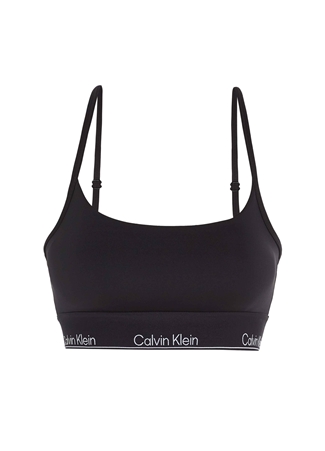 Calvin Klein Siyah Kadın U Yaka Standart Fit Sporcu Sütyeni 00GWS4K191BAE-WO - Sports Bra Low S_3