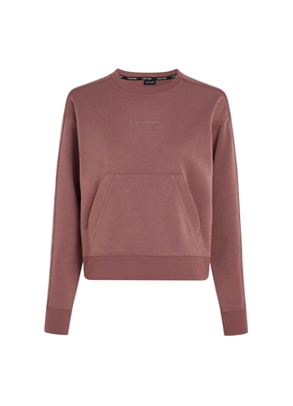 Calvin Klein Pembe Kadın Bisiklet Yaka Standart Fit Sweatshirt 00GWS4W341LKO-PW - Pullover Cropped_1