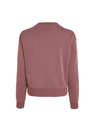 Calvin Klein Pembe Kadın Bisiklet Yaka Standart Fit Sweatshirt 00GWS4W341LKO-PW - Pullover Cropped_4