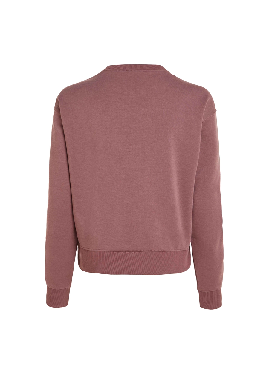 Calvin Klein Pembe Kadın Bisiklet Yaka Standart Fit Sweatshirt 00GWS4W341LKO-PW - Pullover Cropped_4