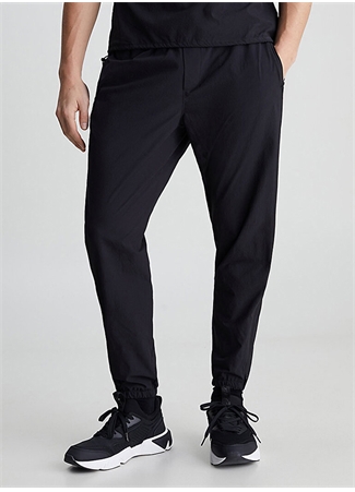 Calvin Klein Siyah Erkek Lastikli Bel Standart Fit Eşofman Altı 00GMS4P635BAE-WO - WOVEN PANT_1