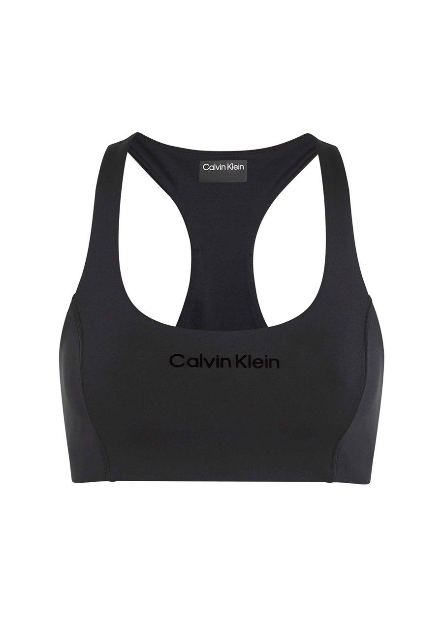 Calvin Klein Siyah Kadın U Yaka Sporcu Sütyeni 00GWS4K171BAE-Bra Medium Support_2