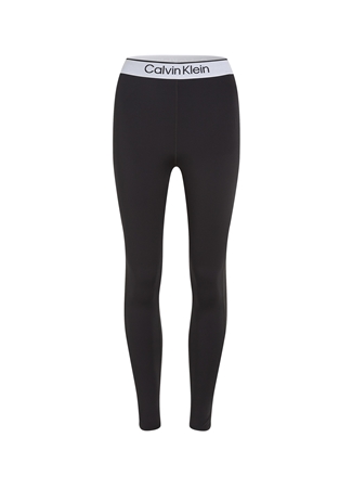 Calvin Klein Siyah Kadın Lastikli Bel Standart Fit Tayt 00GWS4L649BAE-WO - Legging (7/8 )_1