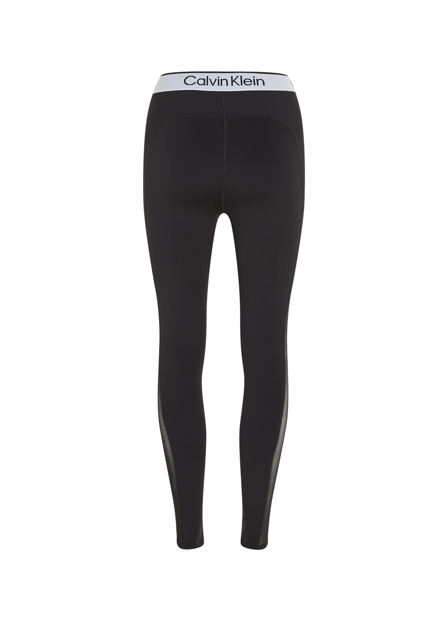 Calvin Klein Siyah Kadın Lastikli Bel Standart Fit Tayt 00GWS4L649BAE-WO - Legging (7/8 )_3