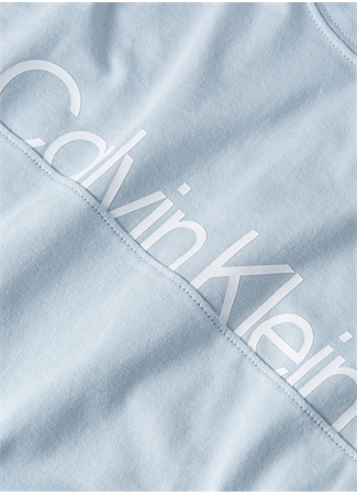 Calvin Klein Mavi Erkek Bisiklet Yaka Normal Kalıp T-Shirt 00GMS4K190ND9-PW - SS TEE_2