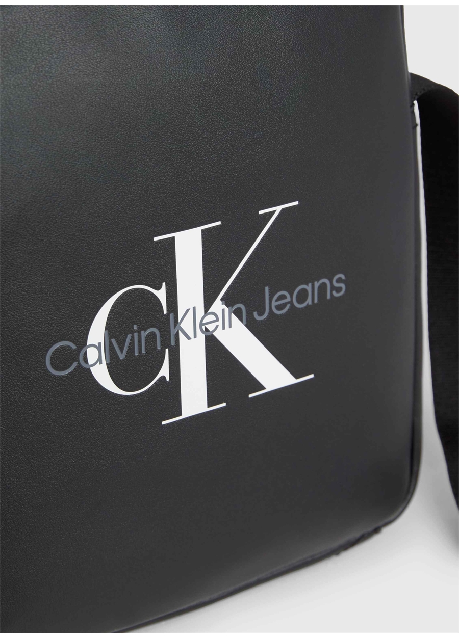 Calvin Klein Siyah Erkek 18X22x4,5 Cm Postacı Çantası MONOGRAM SOFT REPORTER18_3