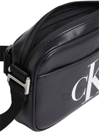 Calvin Klein Siyah Erkek 22X14,5X5 Cm Postacı Çantası MONOGRAM SOFT CAMERA BAG22_2