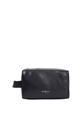 Calvin Klein Siyah Erkek 24X15x13 Cm Traş Çantası MONOGRAM SOFT WASHBAG_0