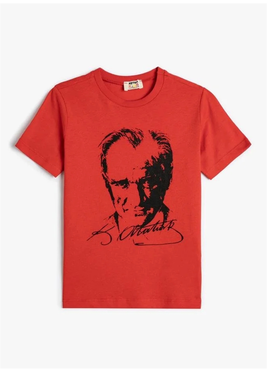 Koton Kırmızı Erkek T-Shirt 4SKB10033TK