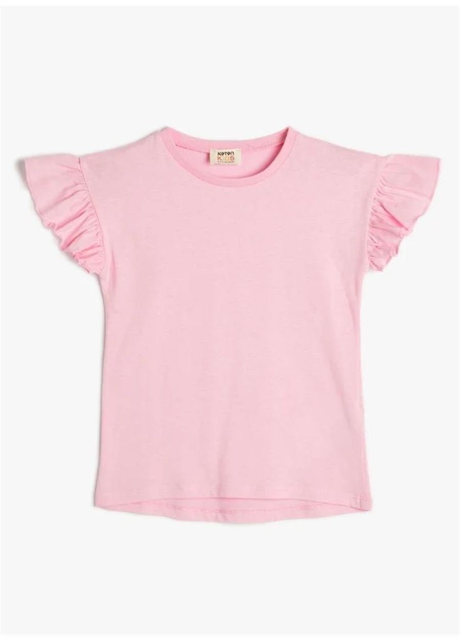 Koton Pembe Kız Çocuk T-Shirt NORMA