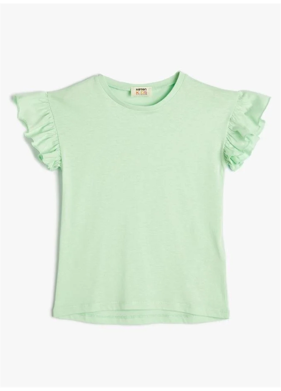 Koton Yeşil Kız Çocuk T-Shirt METIV