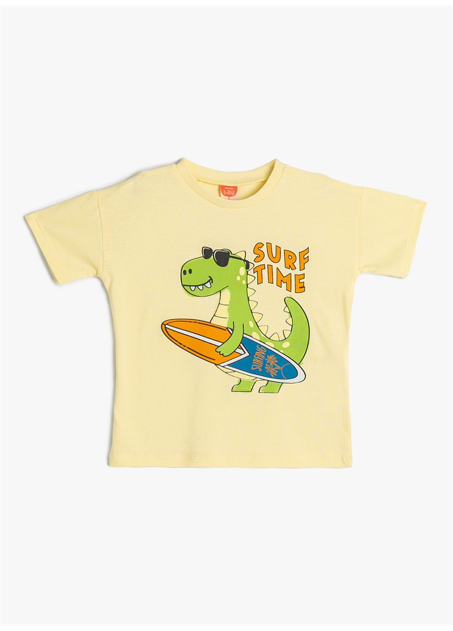 Koton Sarı Bebek T-Shirt ROTHER-P