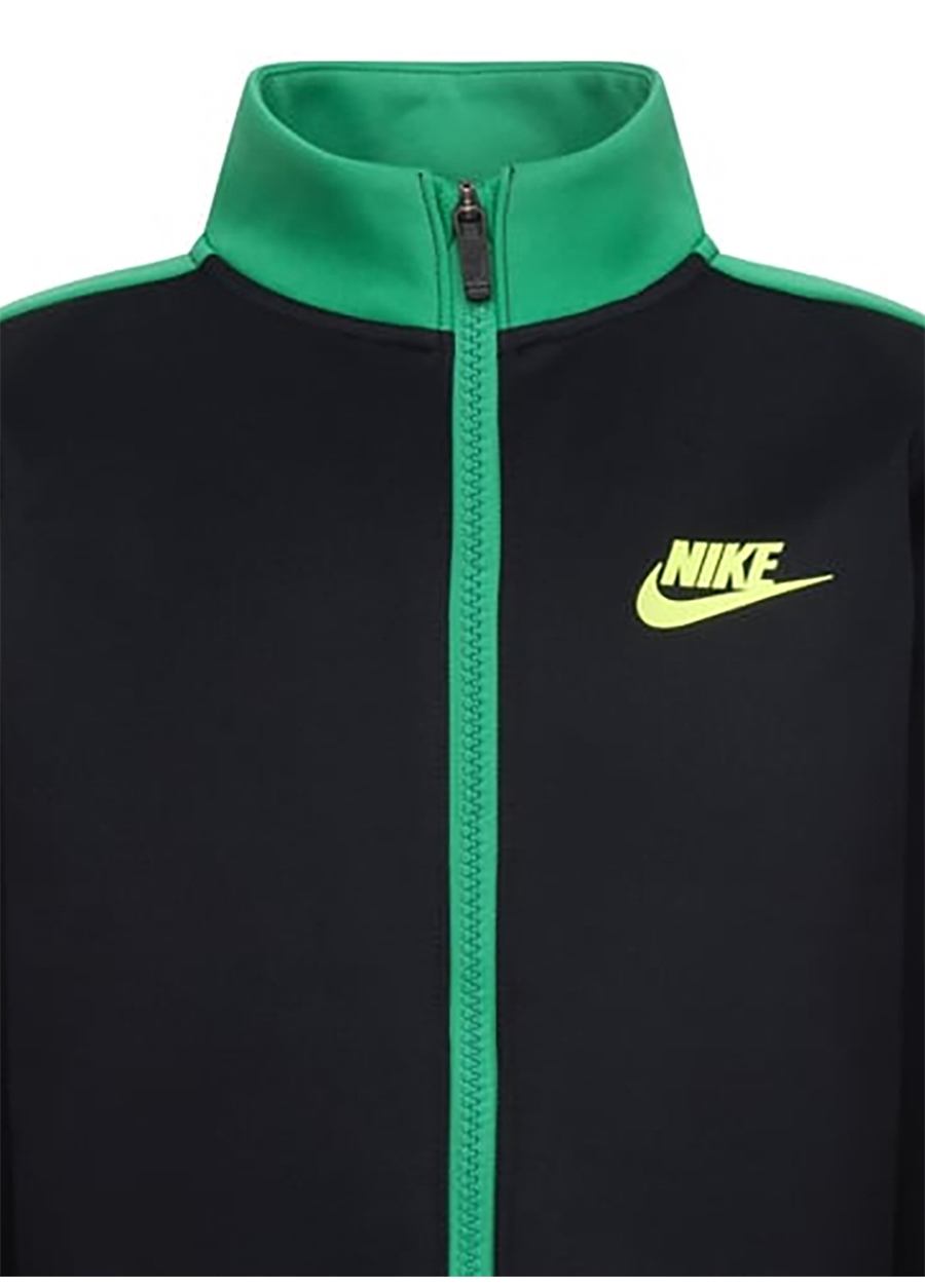 Nike Düz Siyah Erkek Çocuk Eşofman Takımı 86L695-023-NKB B NSW TRICOT SET_1