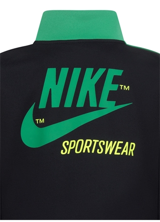 Nike Düz Siyah Erkek Çocuk Eşofman Takımı 86L695-023-NKB B NSW TRICOT SET_3