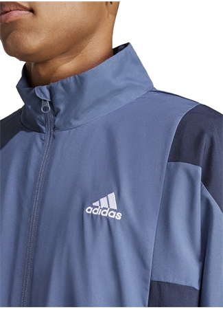 Adidas Mavi Erkek Kapüşon Yaka Regular Fit Eşofman Takımı IP3111 M_1