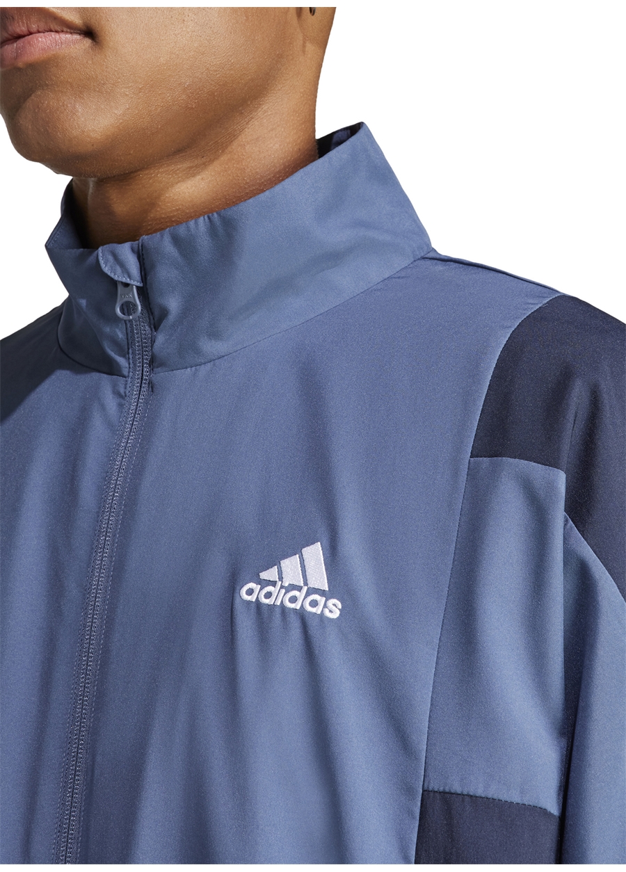 Adidas Mavi Erkek Kapüşon Yaka Regular Fit Eşofman Takımı IP3111 M_1