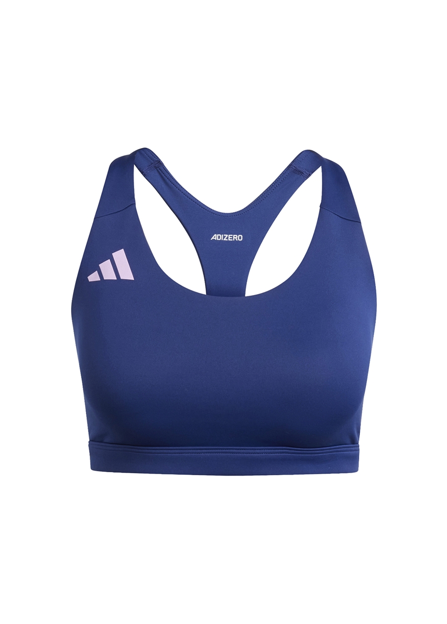 Adidas Mavi Kadın O Yaka Slim Fit Sporcu Sütyeni IT6706 ADIZERO_6