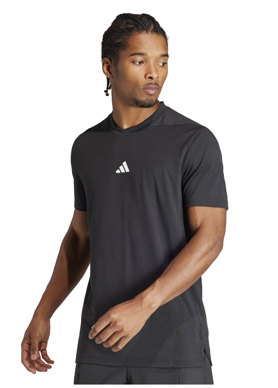 Adidas Siyah Erkek T-Shirt IK9725 D4T