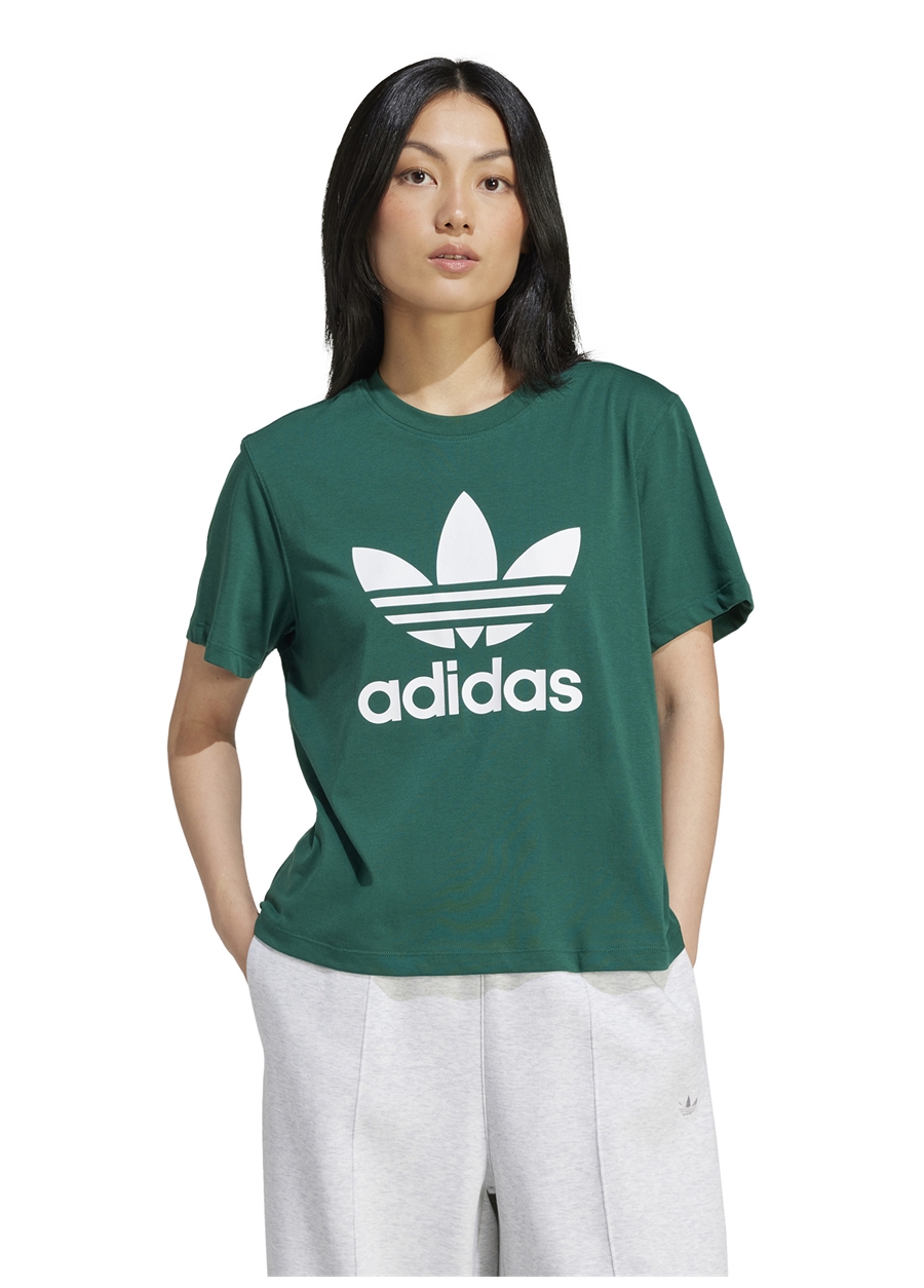 Adidas Yeşil Kadın T-Shirt IN8434 TRFL