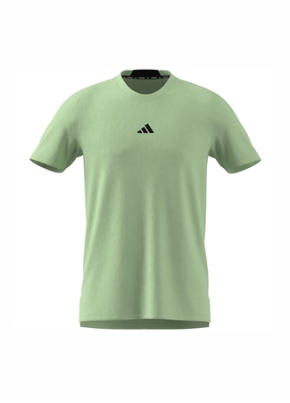 Adidas Yeşil Erkek Yuvarlak Yaka T-Shirt IS3813 D4T_5