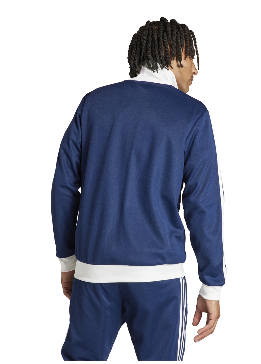 Adidas Mavi Erkek Normal Kalıp Zip Ceket IP0418 BECKENBAUER_4