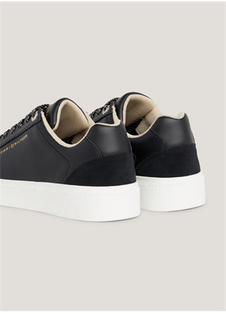 Tommy Hilfiger Siyah Kadın Deri Sneaker FW0FW07683BDS_4