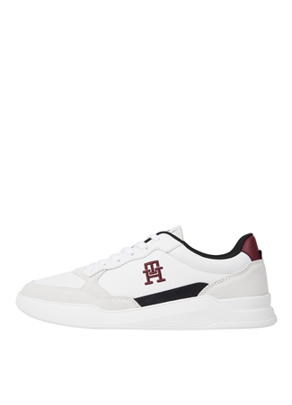 Tommy Hilfiger Beyaz Erkek Deri Sneaker ELEVATED CUPSOLE LTH MIX_0