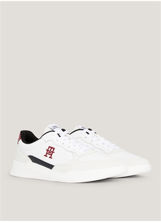 Tommy Hilfiger Beyaz Erkek Deri Sneaker ELEVATED CUPSOLE LTH MIX_2