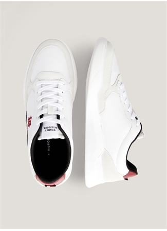 Tommy Hilfiger Beyaz Erkek Deri Sneaker ELEVATED CUPSOLE LTH MIX_3