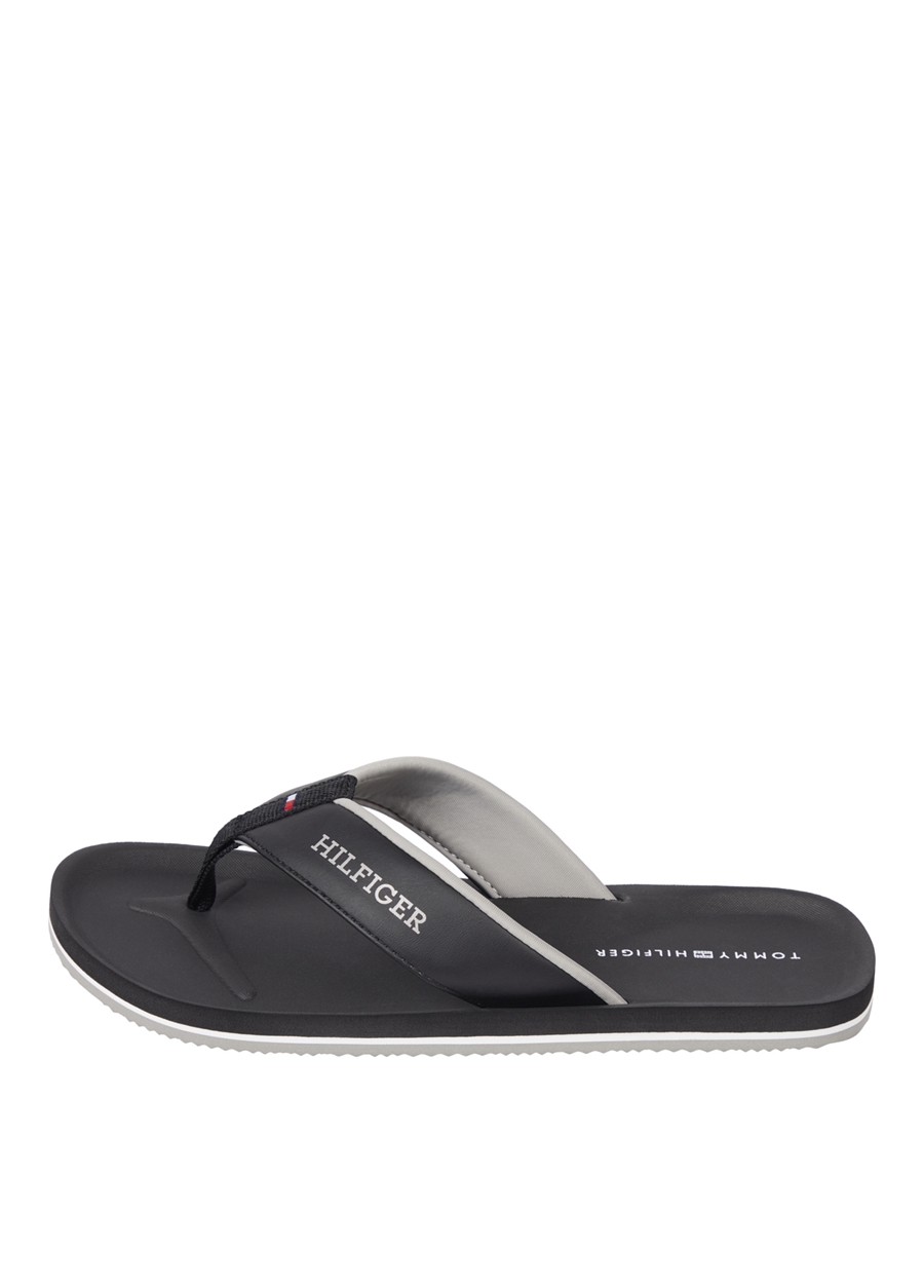 Tommy Hilfiger Siyah Erkek Plaj Terliği COMFORT HILFIGER BEACH SANDAL_0