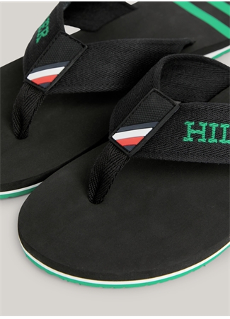 Tommy Hilfiger Siyah Erkek Plaj Terliği SPORTY HILFIGER BEACH SANDAL_5